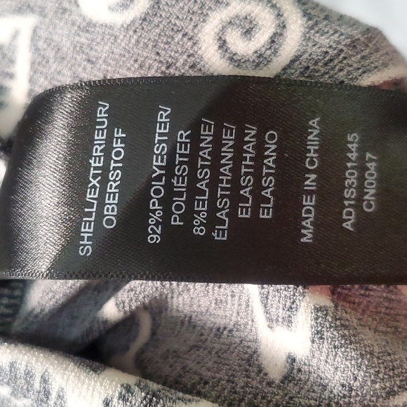 Adrianna Papell long sleeve tie V neck blouse size XL - Picture 9 of 11